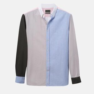 Le Alfre “Le Fun” Colorblock Oxford Men's Shirt